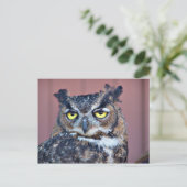 Owl Eyes Briefkaart (Staand voorkant)