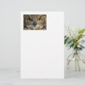 Owl Eyes Briefpapier (Staand voorkant)