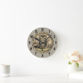 Owl Eyes Clock Ronde Klok (Huis)
