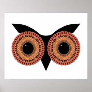 Owl Eyes custom poster