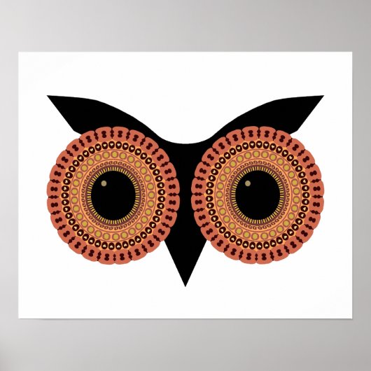 Owl Eyes custom poster (Voorkant)