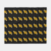 OWL EYES FLEECE DEKEN (Voorkant (Horizontaal))