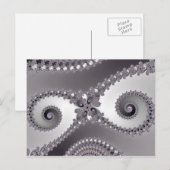 Owl Eyes - Fractal Briefkaart (Voorkant / Achterkant)
