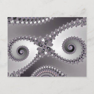 Owl Eyes - Fractal Briefkaart