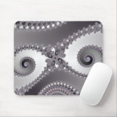 Owl Eyes - Fractal Mousepad Muismat (Met muis)