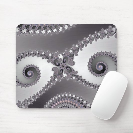 Owl Eyes - Fractal Mousepad Muismat (Met muis)