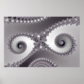 Owl Eyes - Fractal Poster (Voorkant)
