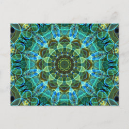 Owl Eyes kaleidoscoop Briefkaart