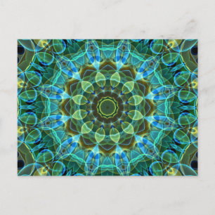 Owl Eyes kaleidoscoop Briefkaart