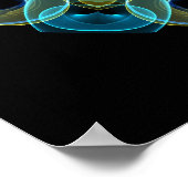 Owl Eyes kaleidoscoop Poster (Hoek)