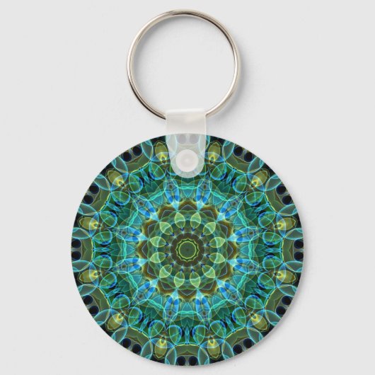 Owl Eyes kaleidoscoop Sleutelhanger (Voorkant)