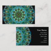 Owl Eyes kaleidoscoop Visitekaartje (Voorkant / Achterkant)