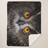 OWL EYES SHERPA DEKEN (Voorkant)