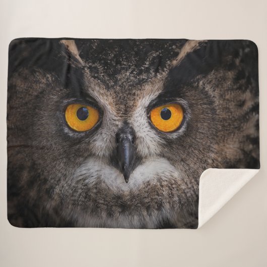 OWL EYES SHERPA DEKEN (Voorkant (horizontaal))