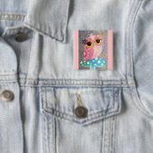 Owl Fairy Princess Button (In situ)