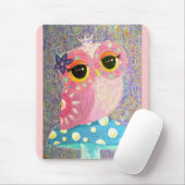 Owl Fairy Princess Mousepad Muismat (Met muis)