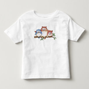 Owl Familie Kinder Shirts