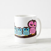 Owl Familie Koffiemok (Voorkant rechts)