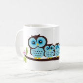 Owl Familie Koffiemok (Voorkant links)