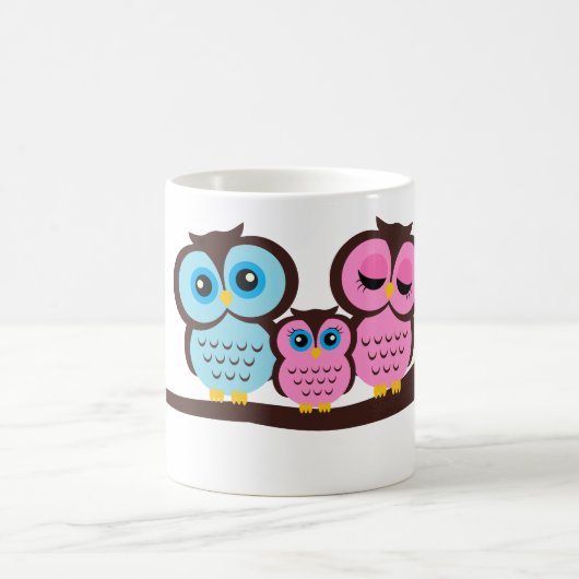 Owl Familie Koffiemok (Center)