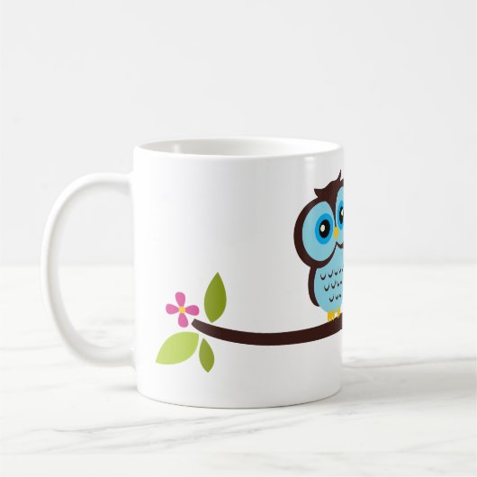 Owl Familie Koffiemok (Links)