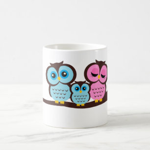Owl Familie Koffiemok