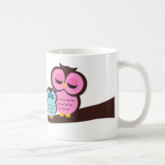Owl Familie Koffiemok (Rechts)