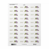 Owl Family Return Address Labels (Full Sheet)