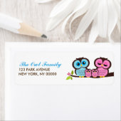 Owl Family Return Address Labels (Insitu)