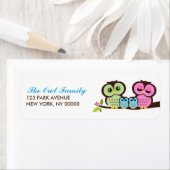 Owl Family Return Address Labels (Insitu)