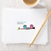 Owl Family Return Address Labels (Insitu)