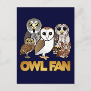 Owl Fan Briefkaart