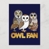 Owl Fan Briefkaart (Voorkant)