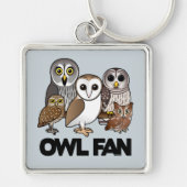 Owl Fan Sleutelhanger (Voorkant)