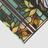 Owl Faux Glas in lood voor Decoupage Craft Tissue Tissuepapier (Detail)