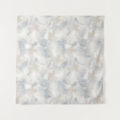 owl Feathers, gray, beige and blue, bird, light, Wandkleed (Voorkant)