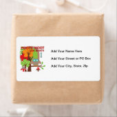 Owl First Birthday T-shirts en geschenken Etiket (Insitu)