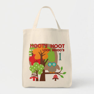 Owl First Birthday T-shirts en geschenken Tote Bag
