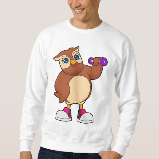 Owl Fitness Dumbbell Trui (Voorkant)