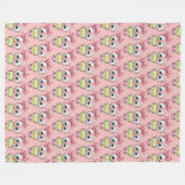 Owl Fleece Blanket Deken (Voorkant (Horizontaal))