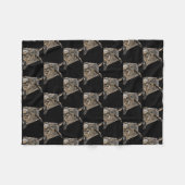 Owl Fleece Blanket Deken (Voorkant (Horizontaal))