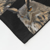 Owl Fleece Blanket Deken (Hoek)
