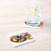 Owl flying autumn kartonnen onderzetters (Insitu)