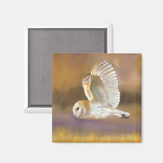 Owl Flying Magnet (Voorkant / Achterkant)