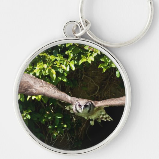 Owl Flying Sleutelhanger (Voorkant)