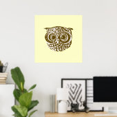 Owl for walls poster (Thuiskantoor)