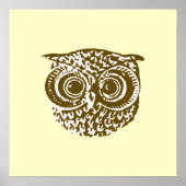 Owl for walls poster (Voorkant)
