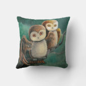 Owl Friends Owl Art Kussen (Achterkant)