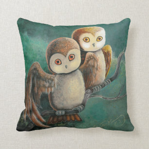 Owl Friends Owl Art Kussen