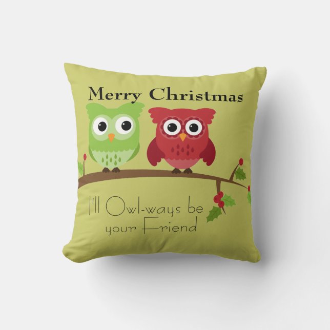 Owl Friends Pillow Kussen (Voorkant)